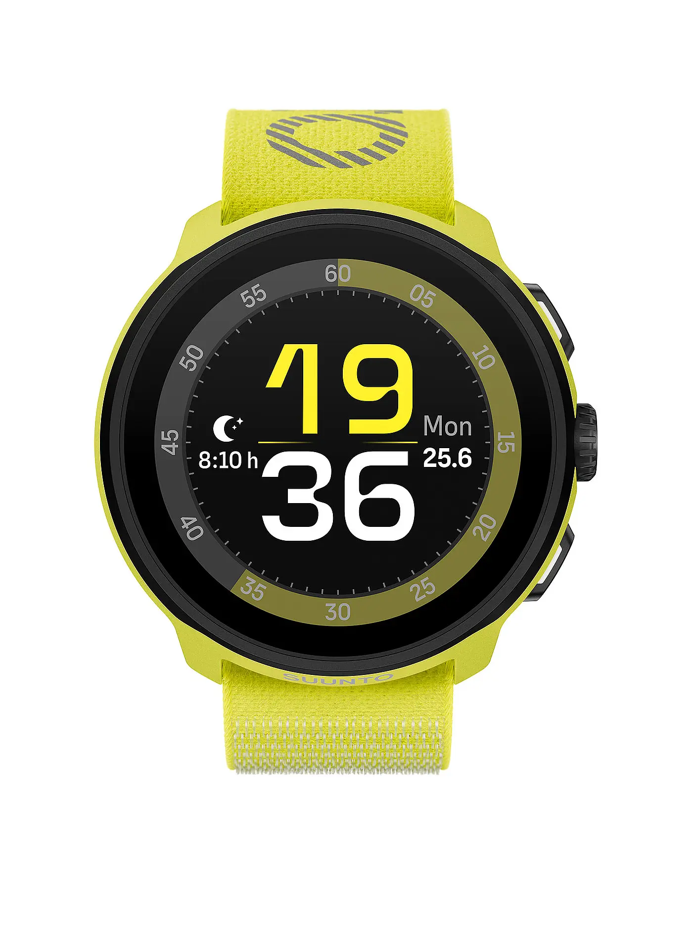 SUUNTO | GPS-Multisportuhr Suunto Run Frost Gray | gelb